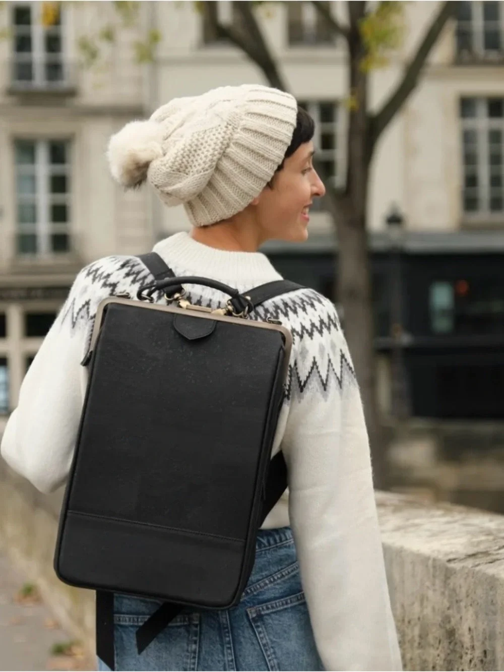 Laflore Paris chic handmade bobobark convertible backpack purse